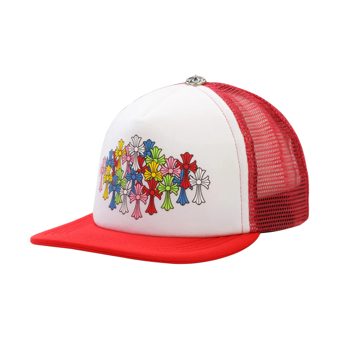 Chrome Hearts Multi Cross Trucker Red Chrome Hearts
