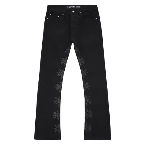 Lost Shdws studded denim black