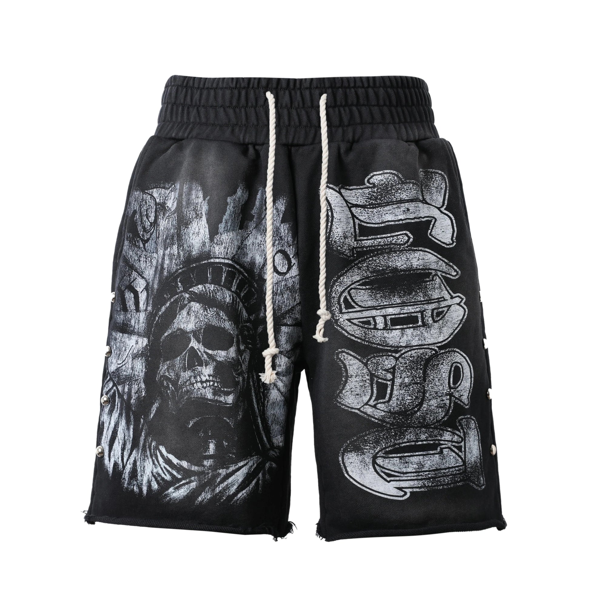 GREY SCALE LIBERTY SHORTS – Lost Intricacy