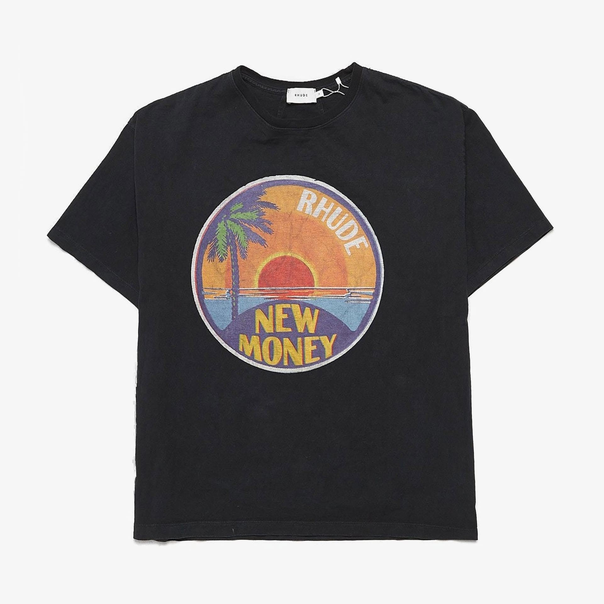 Rhude Black New Money Logo