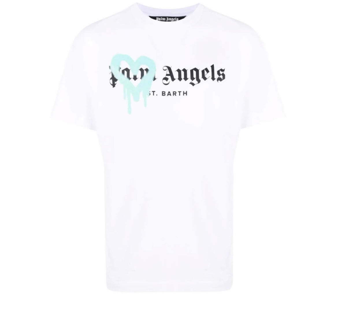 Palm Angels St Barth Heart Sprayed
Logo T-Shirt