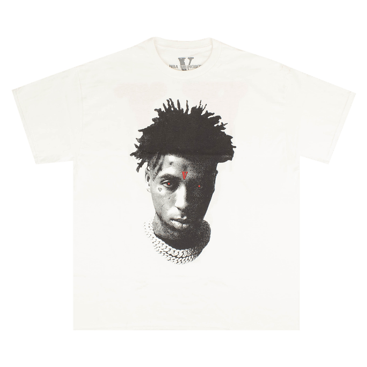 YoungBoy NBA x Vlone Reaper's Child Tee White