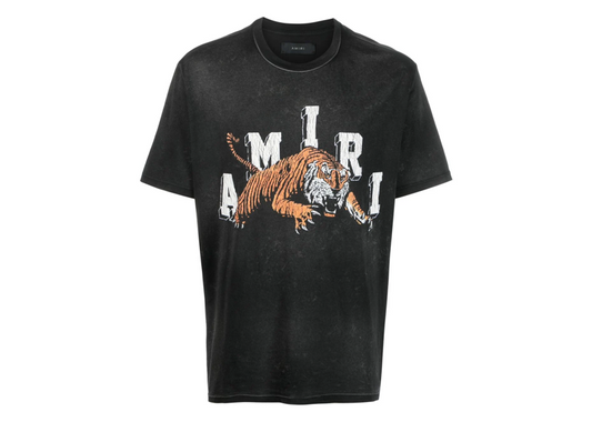 Amiri Vintage Tiger Tee Black