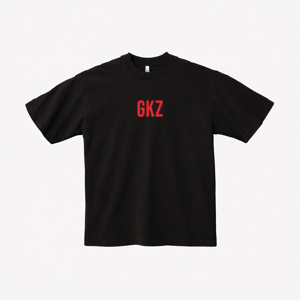 GKZ Basic Tee Black / Red