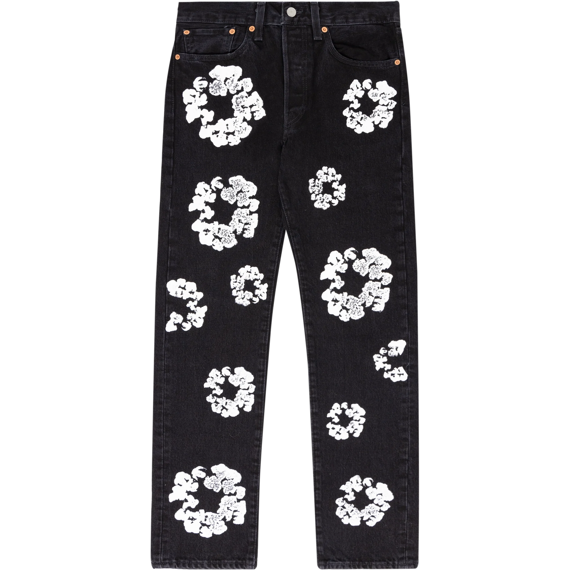 DENIM TEARS - THE COTTON WREATH JEAN BLACK Denim Tears