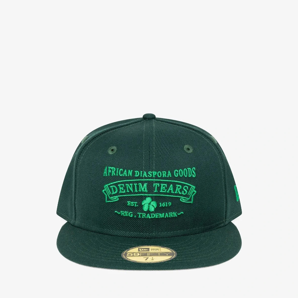 Denim Tears ADG New Era Hat Green Print Green Denim Tears