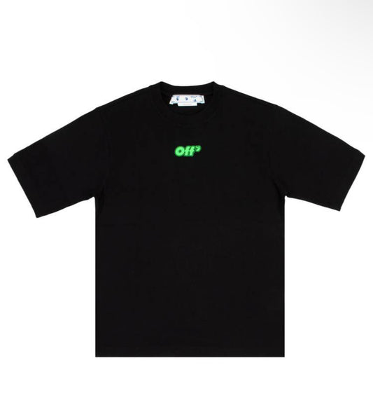 Off-White black Rave Flyer T-Shirt