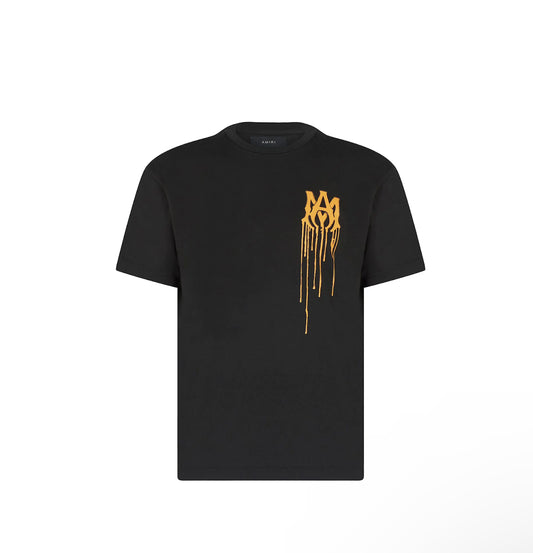 Amiri Paint Drip AM Logo T-Shirt