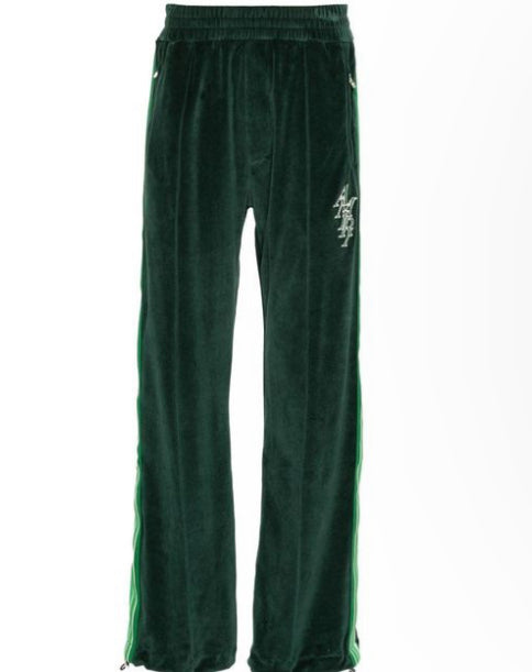 Amiri Stack Velour Green Set