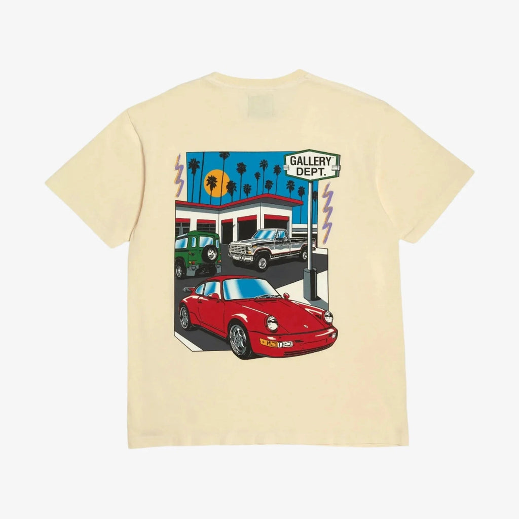 Gallery Dept. 'Drive Thru' Boxy Fit T-Shirt Cream SS22 Gallery Dept.