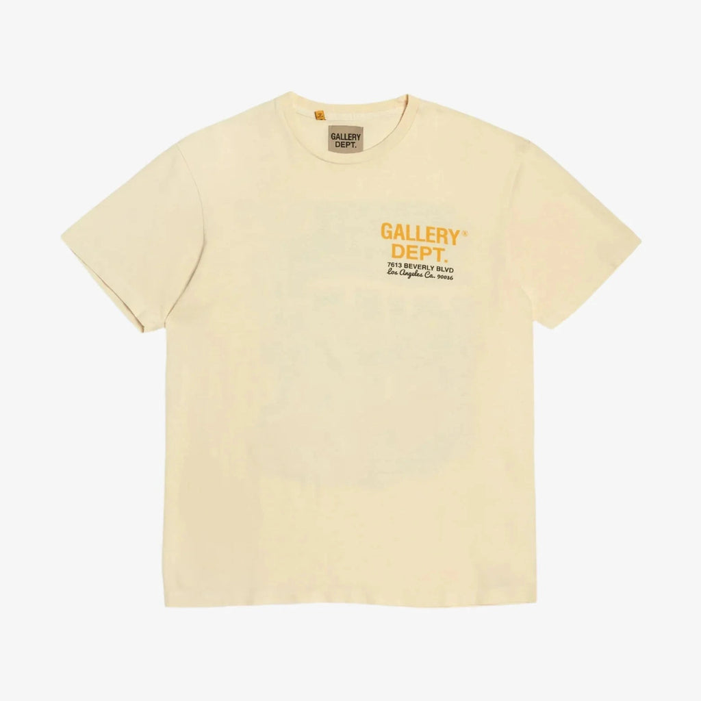 Gallery Dept. 'Drive Thru' Boxy Fit T-Shirt Cream SS22 Gallery Dept.