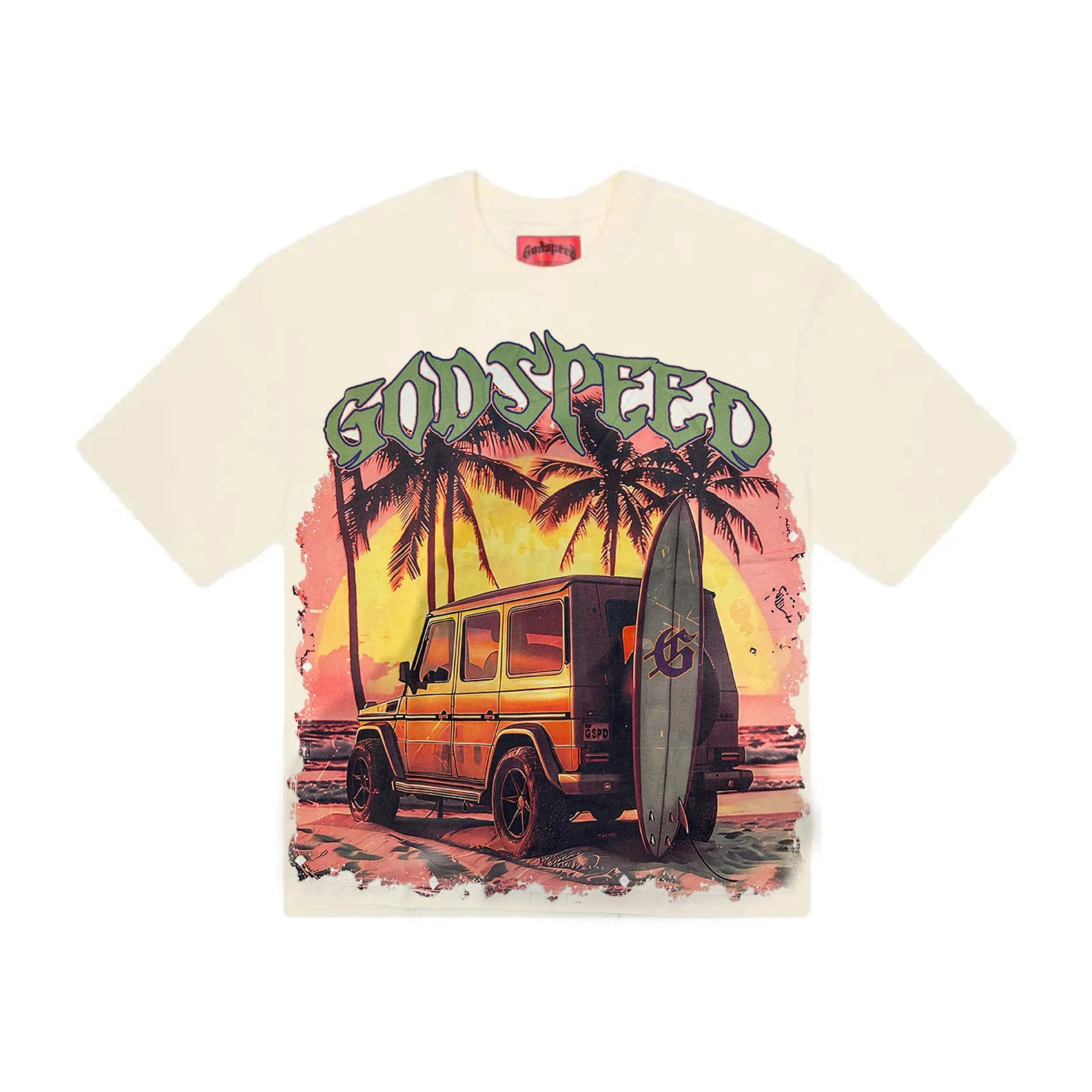 Godspeed Miami G-Wagon Tee Cream *Miami Exclusive* Godspeed