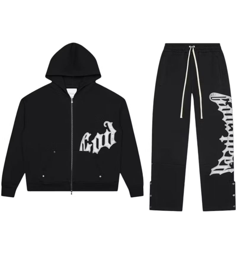 Godspeed OG Logo V2 Sweatsuit Black/Grey
