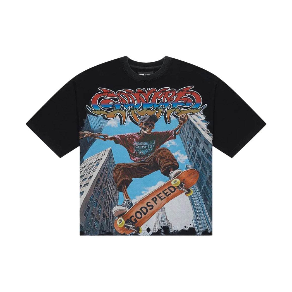 Godspeed Ollie T-Shirt Black Vintage Wash Godspeed