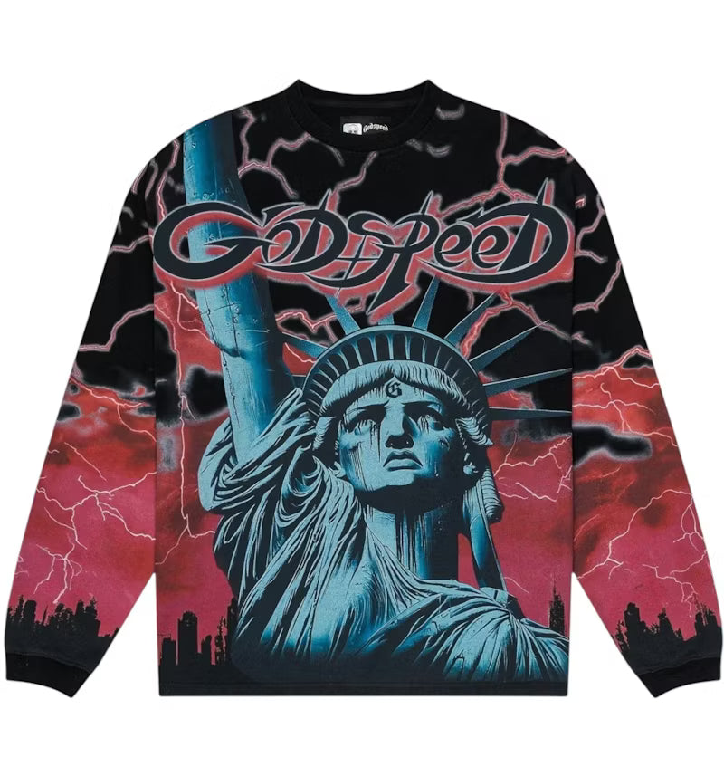 Godspeed Voltage LS T-shirt Red