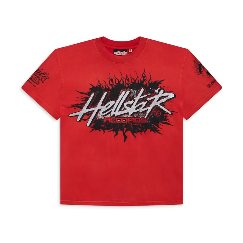 Hellstar Records T-Shirt Red Hellstar