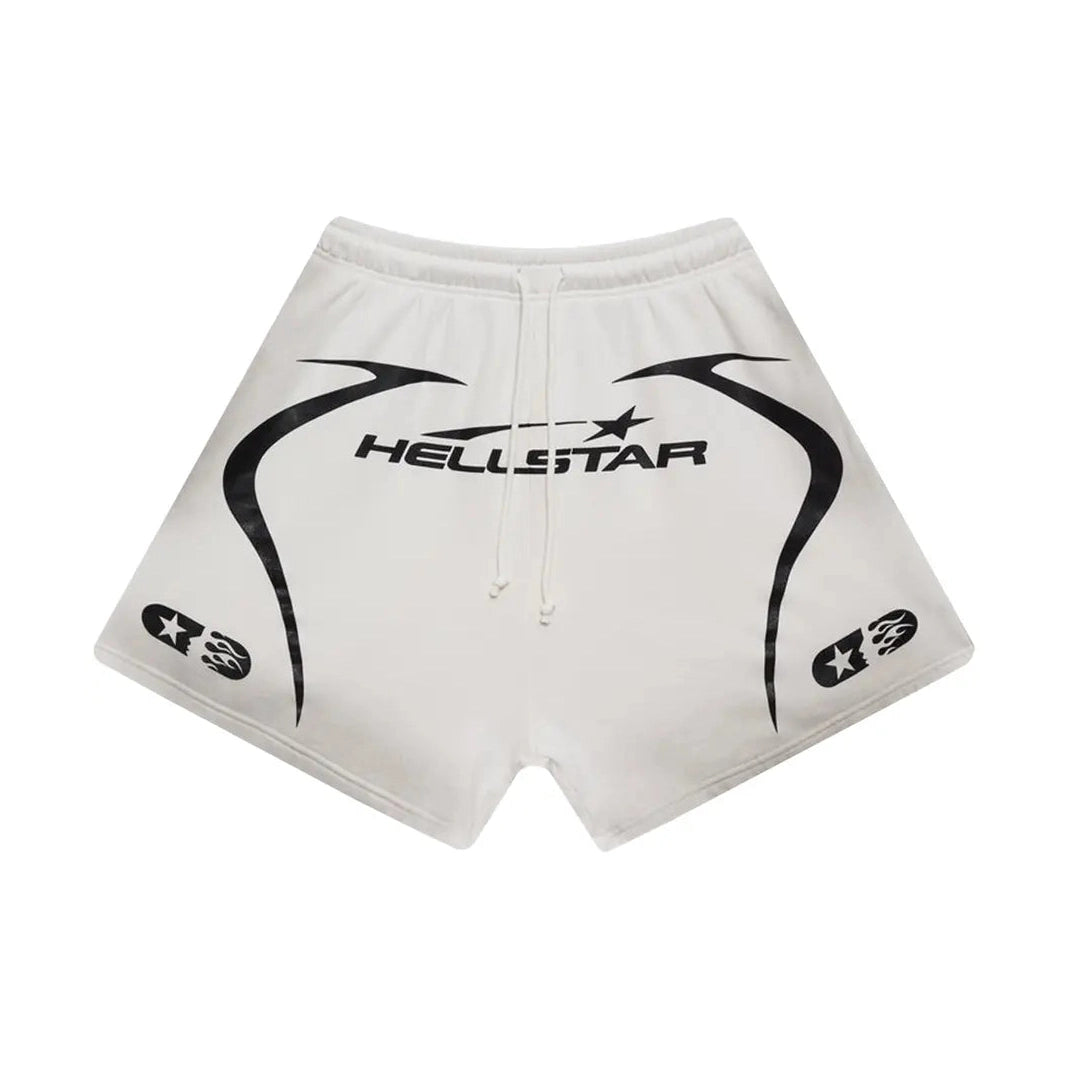 Hellstar Warm Up Shorts 'White' Hellstar