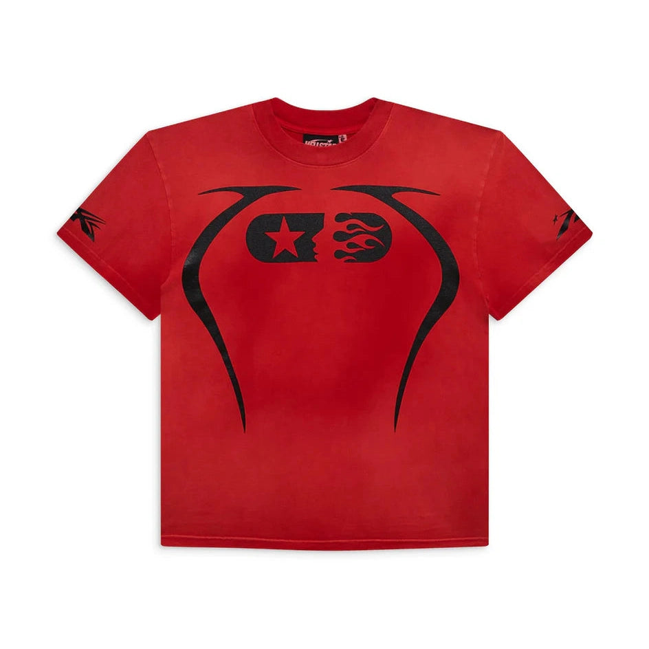 Hellstar Warm Up T-shirt Red Hellstar
