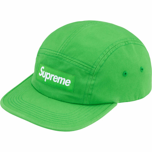 Washed Chino Twill Camp Cap Green