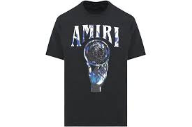 Amiri Crystal Ball Logo Black Tee