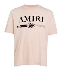 Amiri Logo Pink Tee