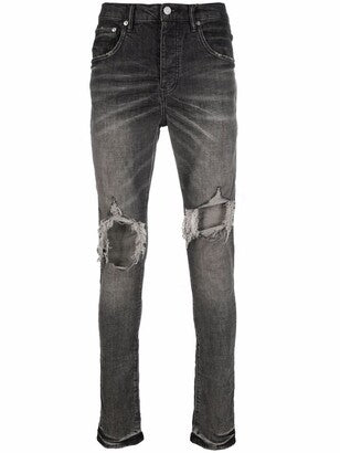 Purple Brand Men's Gray Slim Jeans