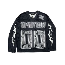 Mixed Emotions - Lighting Long Sleeve Black Tee