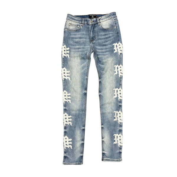 Mixed Emotions - Jeans Monogram Denim Black Wash