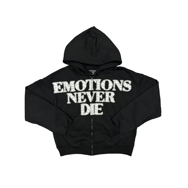Mixed Emotions - Emotions Never Die Black Hoodie
