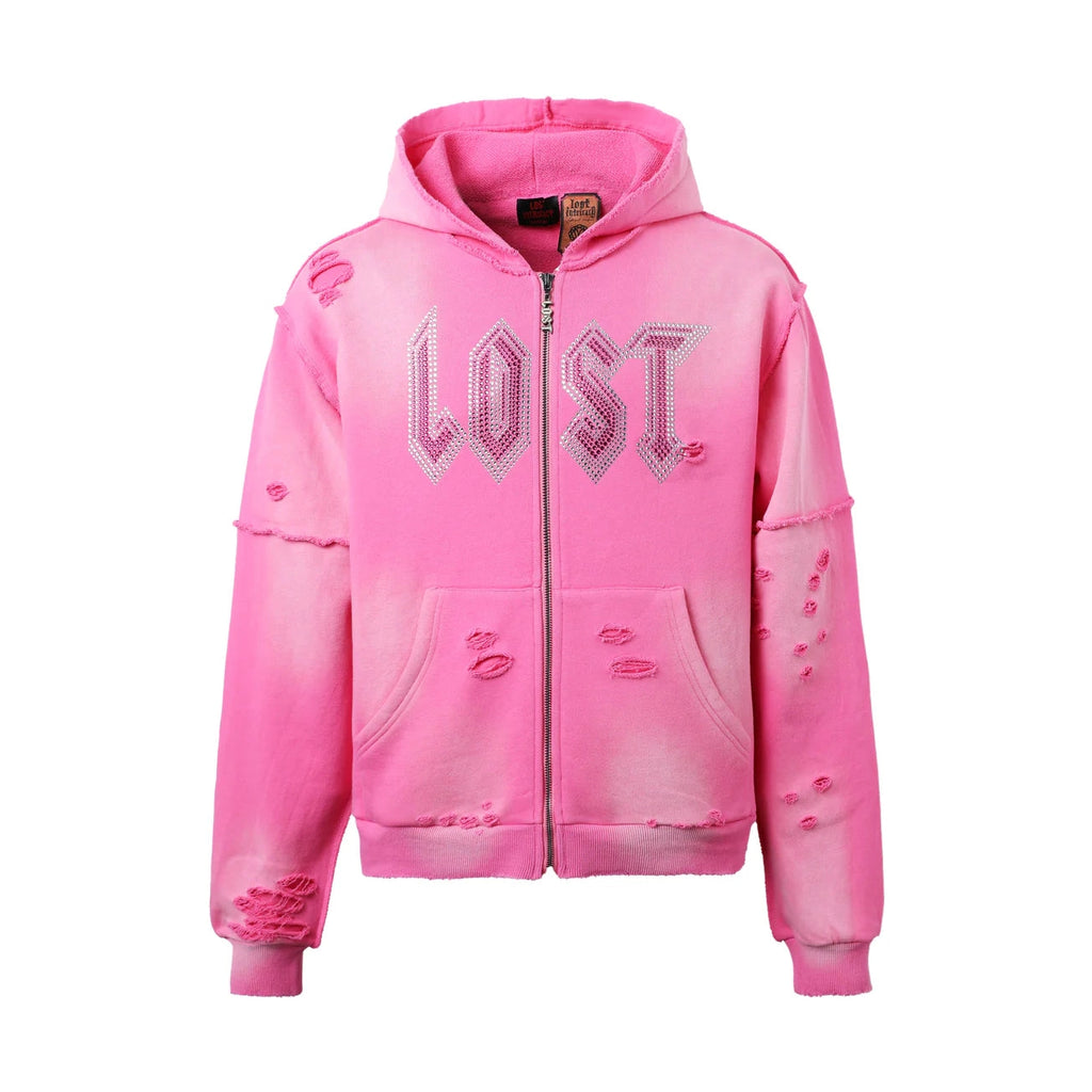 Lost Intricacy Distressed Pink Lost Intricacy