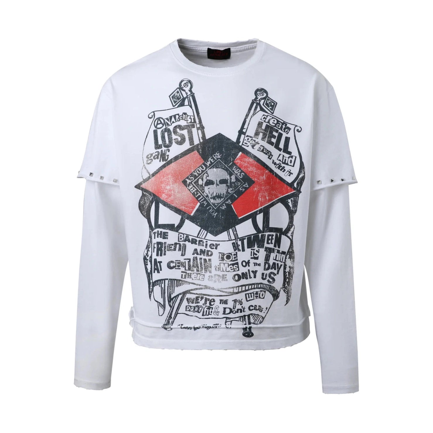 Lost Intricacy "Westwood" Long Sleeve White Lost Intricacy
