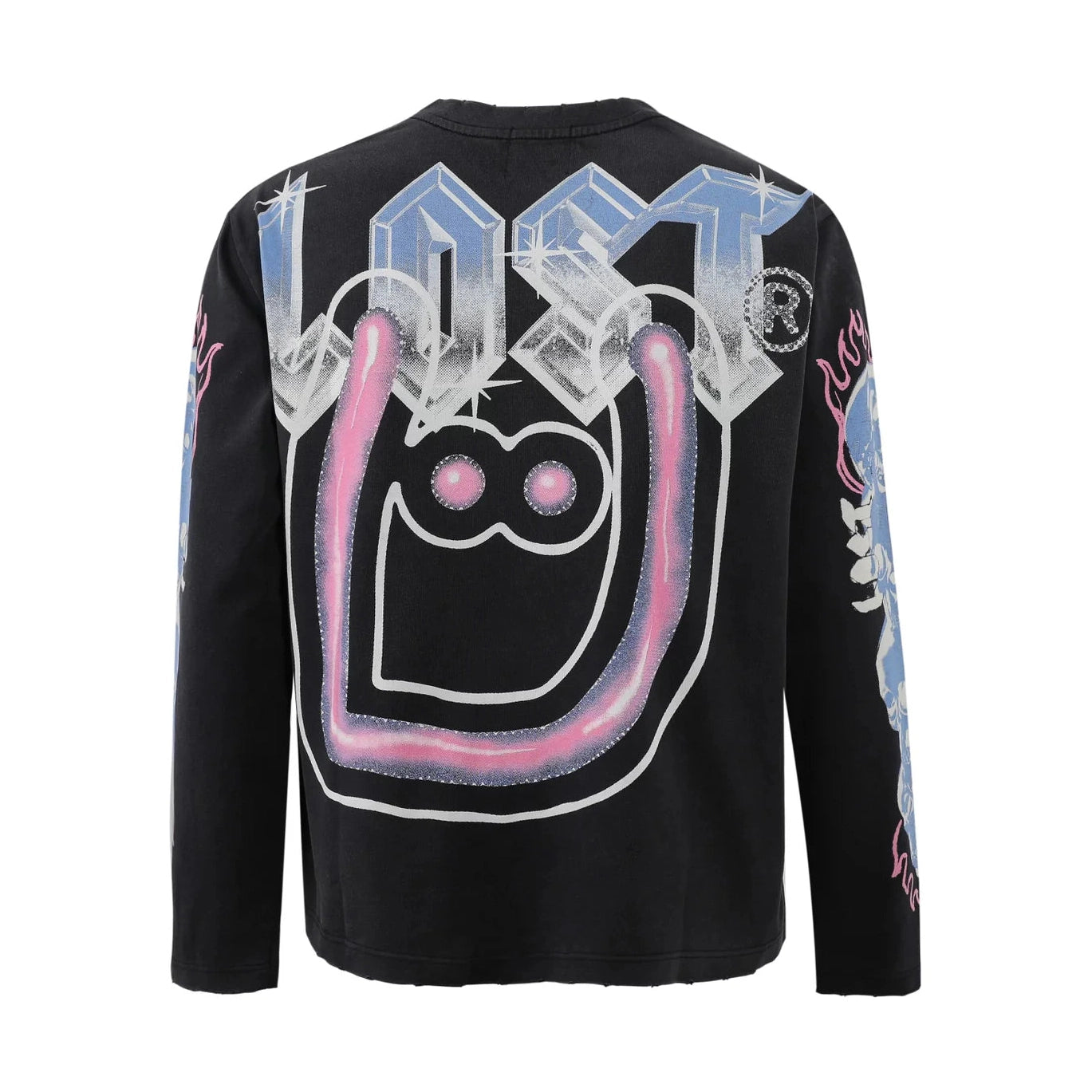 Lost Intricacy x UNKWNism Black/Purple Long Sleeve Lost Intricacy