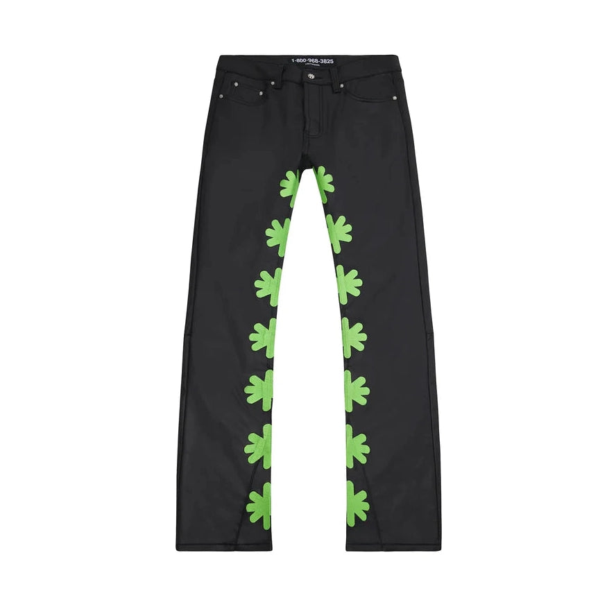 Lost Shadows Slime Waxed Denim | Slime Green LOSTSHDWS