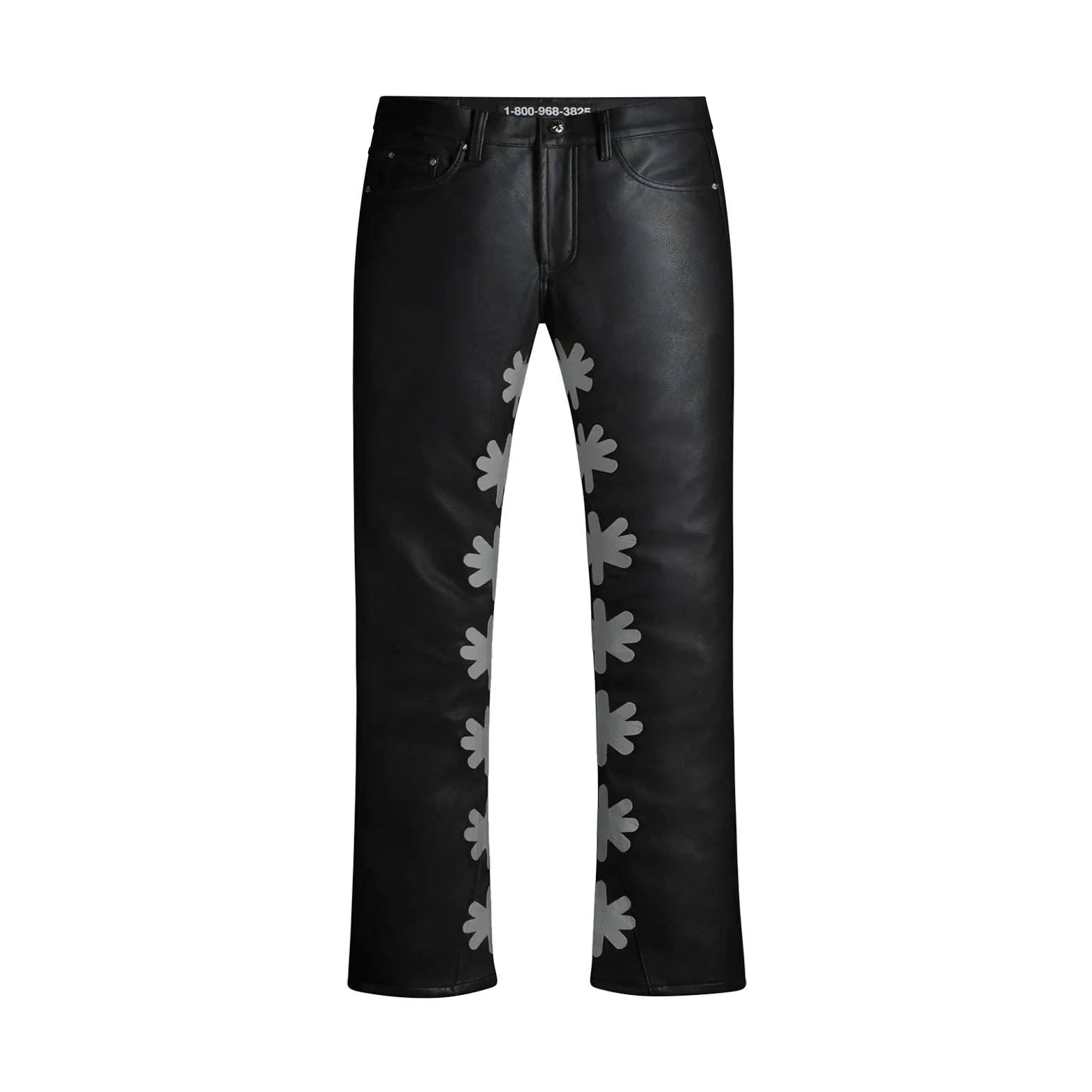 Lost Shdws Leather Pant Black/Grey LOSTSHDWS