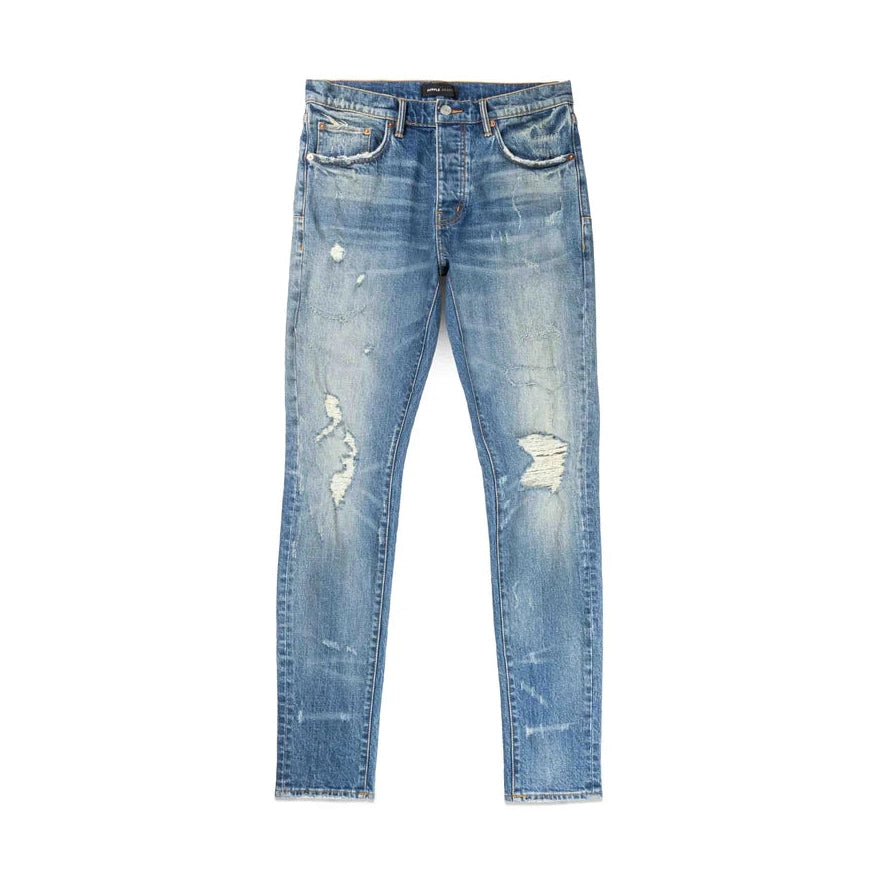 PURPLE BRAND P001-THMI224 THRASHED DENIM Purple Brand
