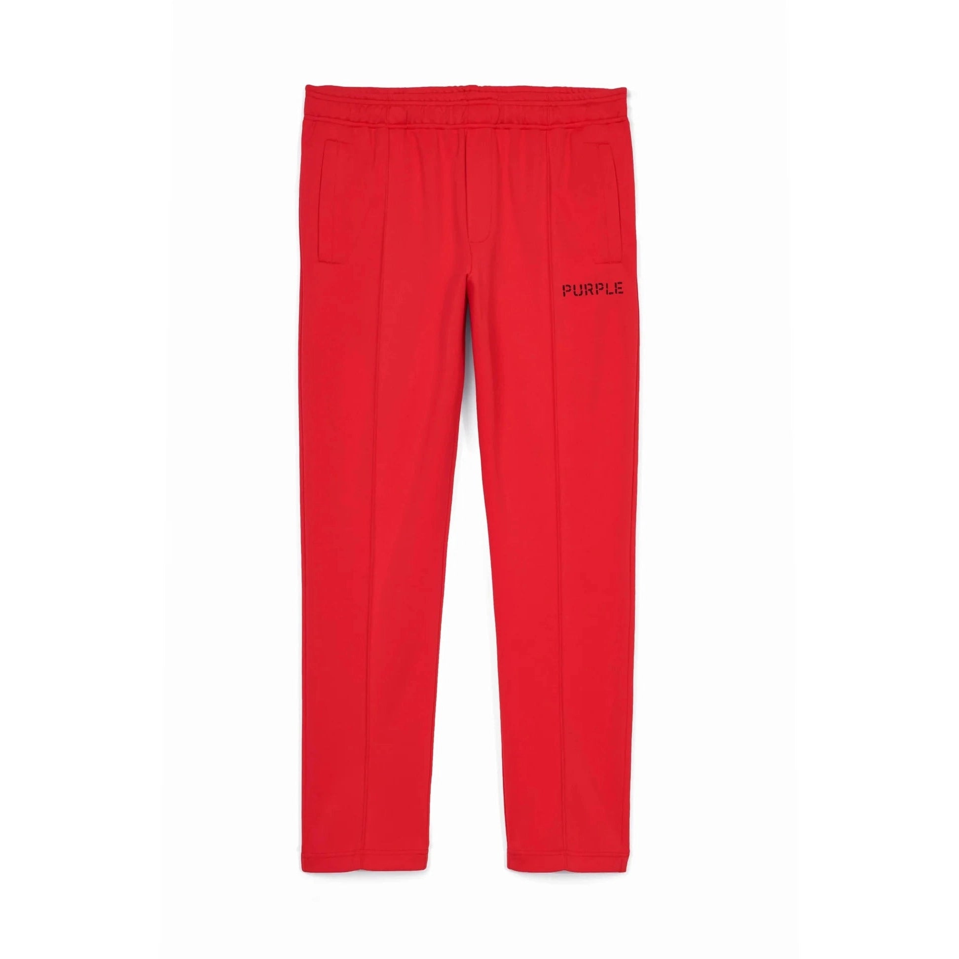 Purple brand red solid track suit Purple Brand