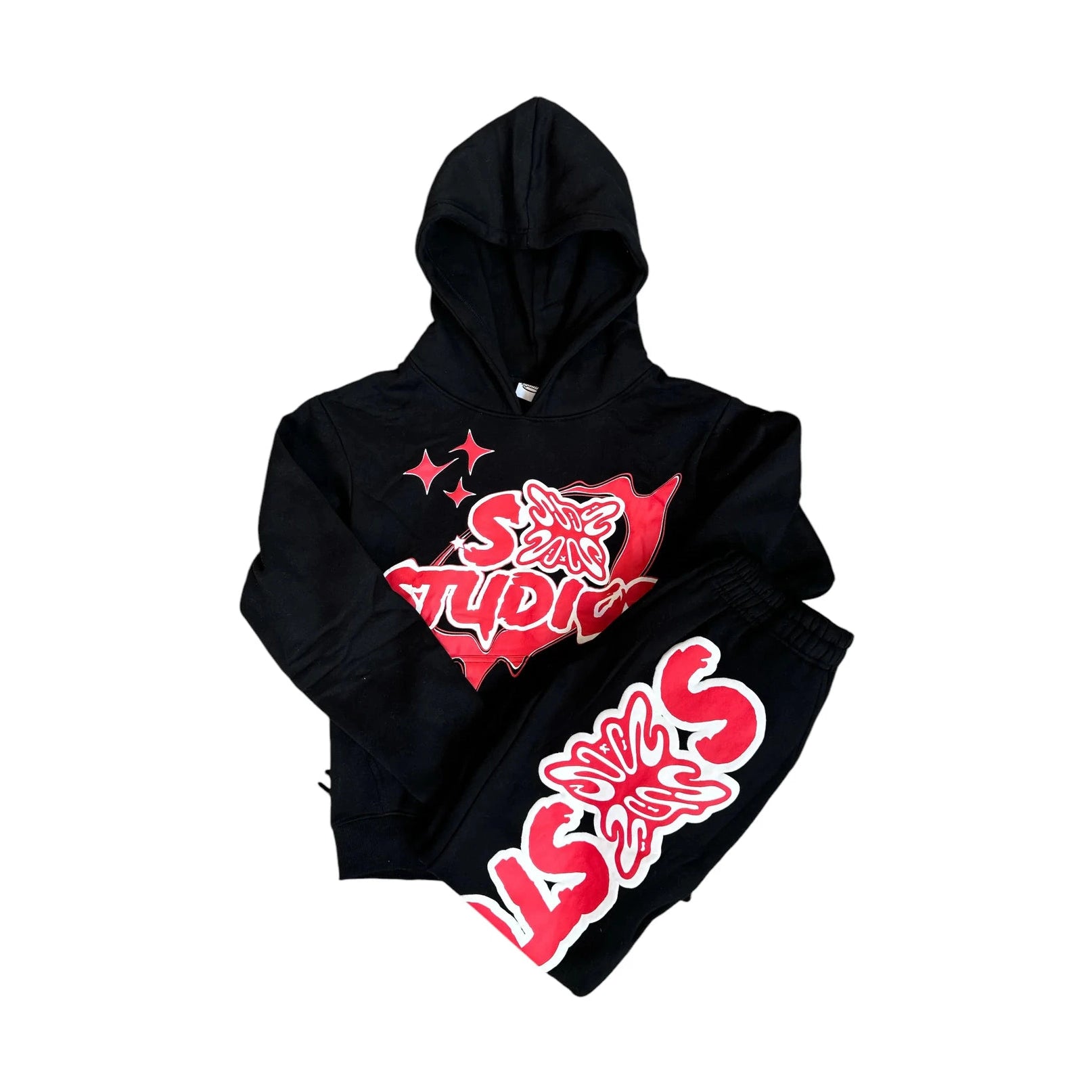 SB Studios Stain Bandz Black/Red Full Sweatsuit SB Studios