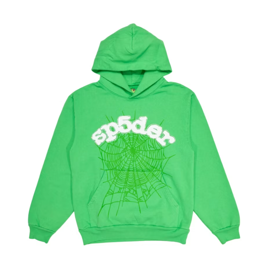 Sp5der Web Hoodie Slime Green Sp5der