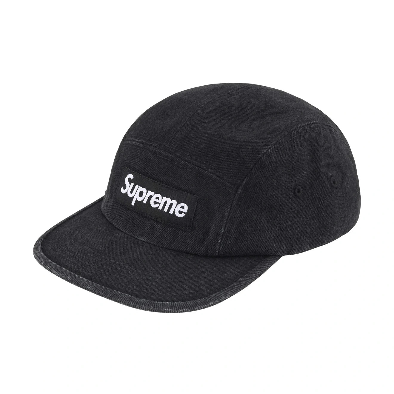 Supreme Denim Camp Cap Black Supreme