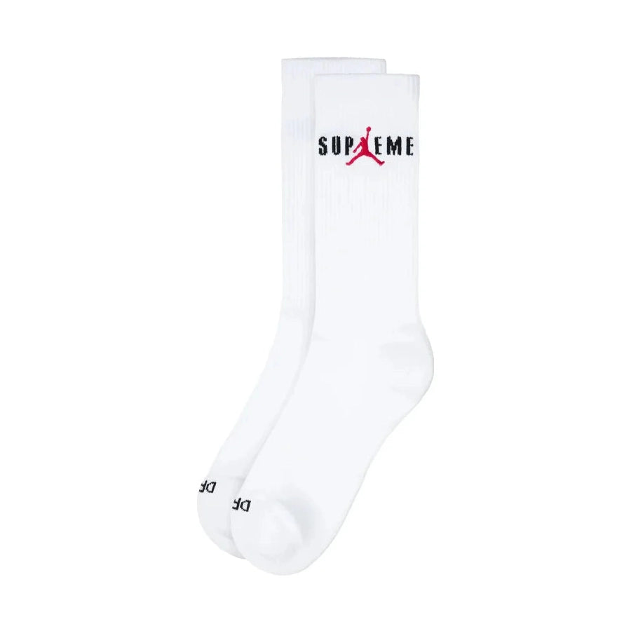 Supreme Jordan Crew Socks White Supreme