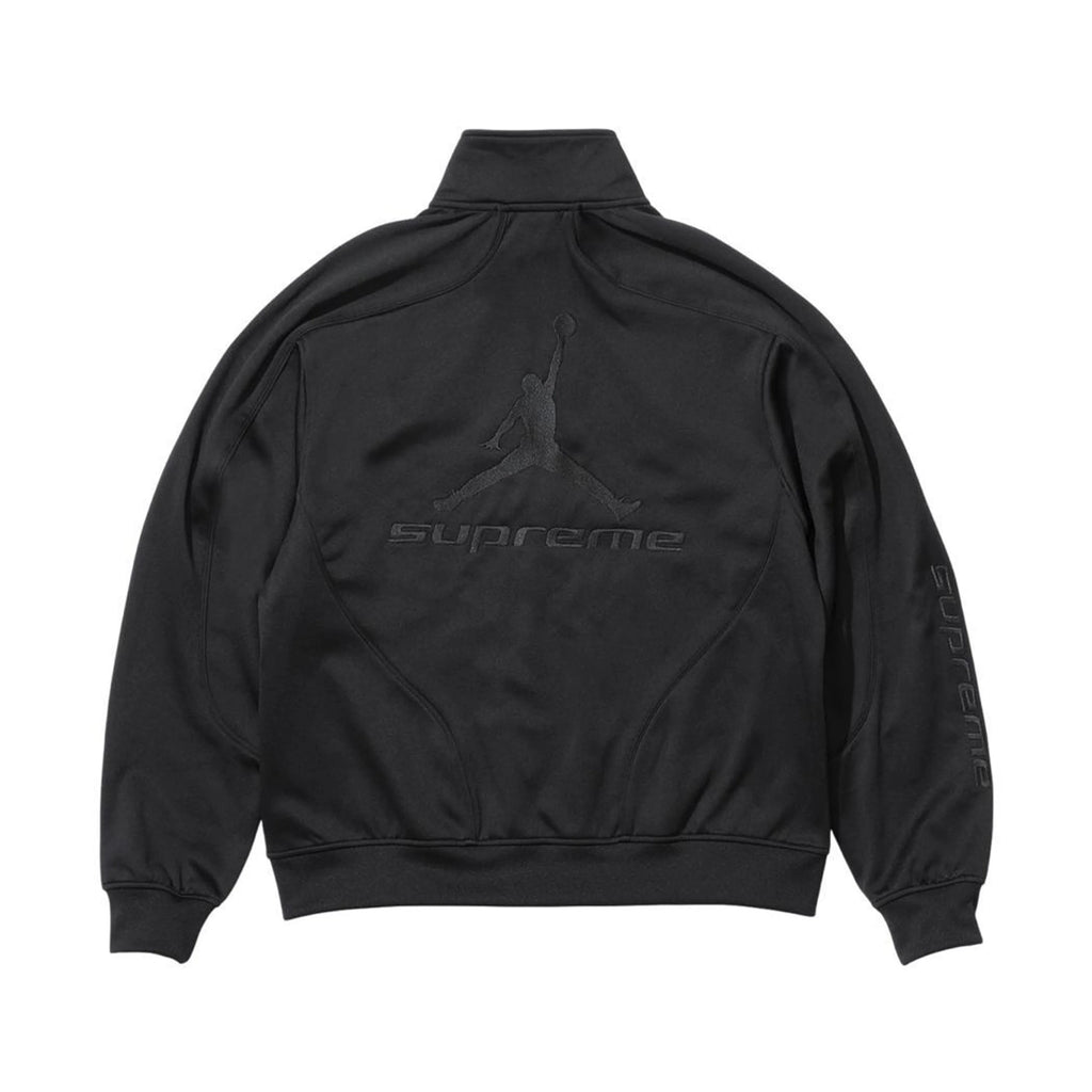 Supreme Jordan Tricot Track Jacket Black Supreme