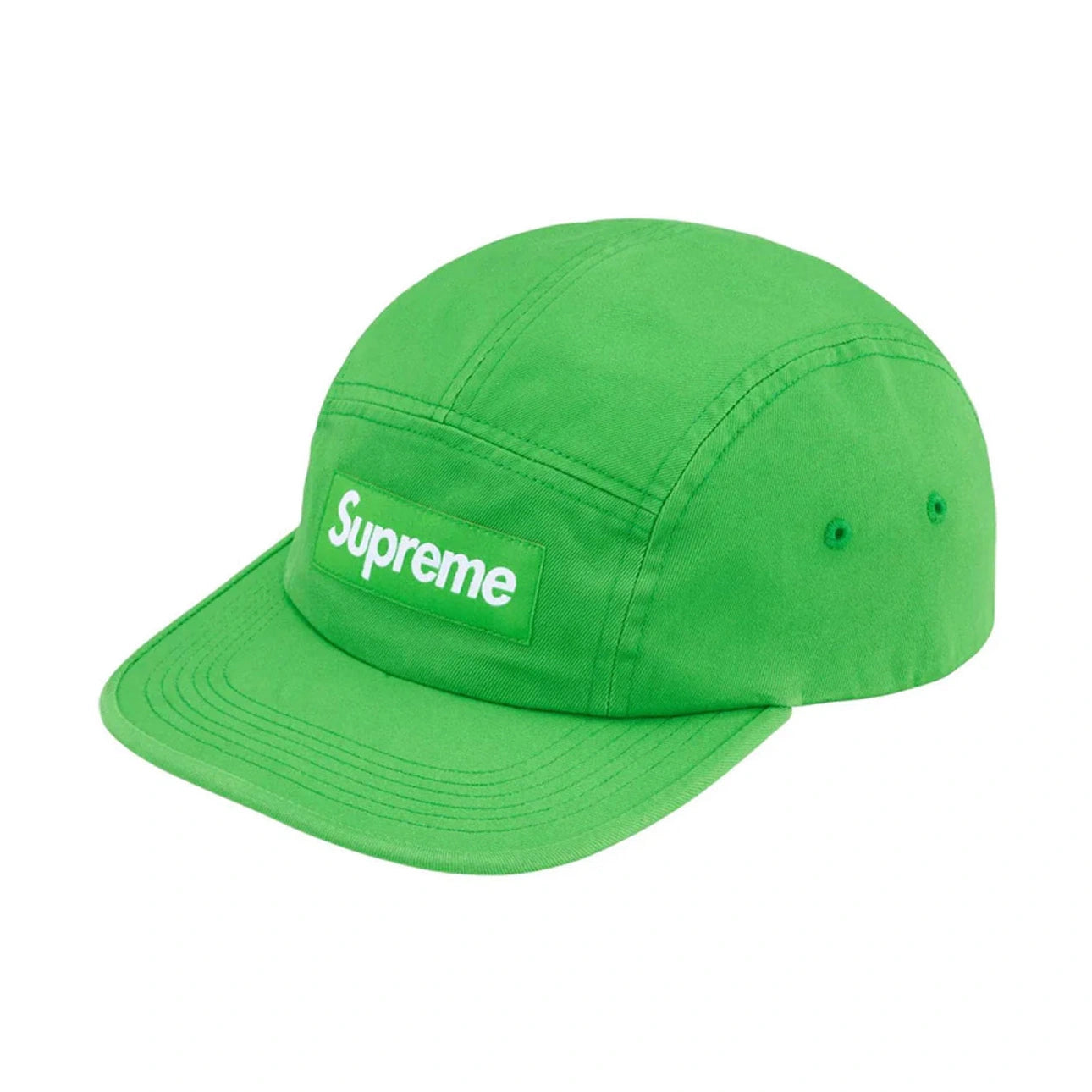 Supreme Washed Chino Twill Camp Cap Green Supreme