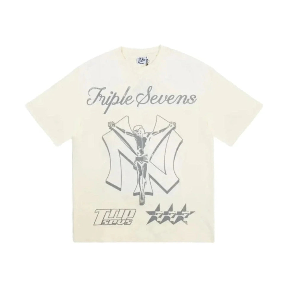 Triple Sevens NY Savior Tee Cream Triple Sevens