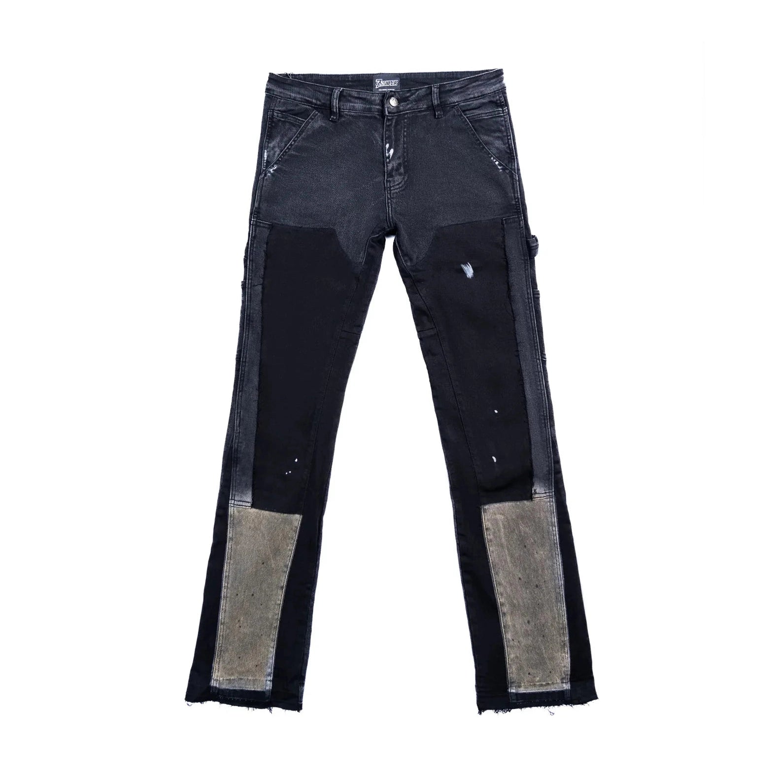 Triple Sevens x Sniper Gang Flared Denim Black Triple Sevens