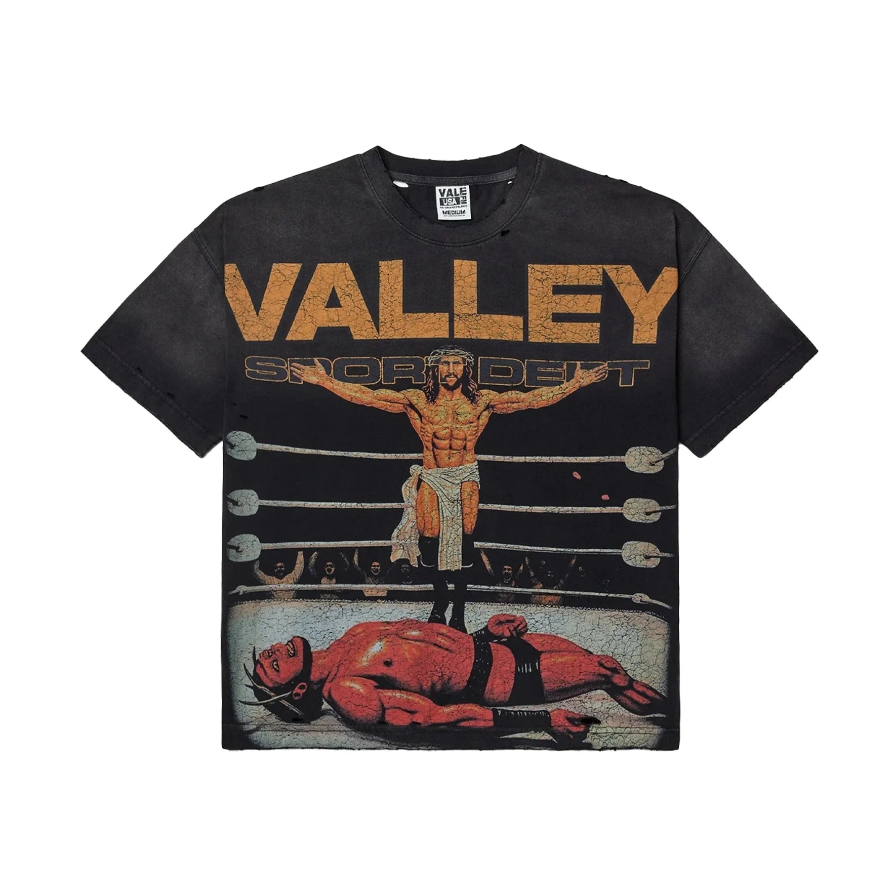 Vale Forever Jesus Hardy Black T-Shirt Vale Forever