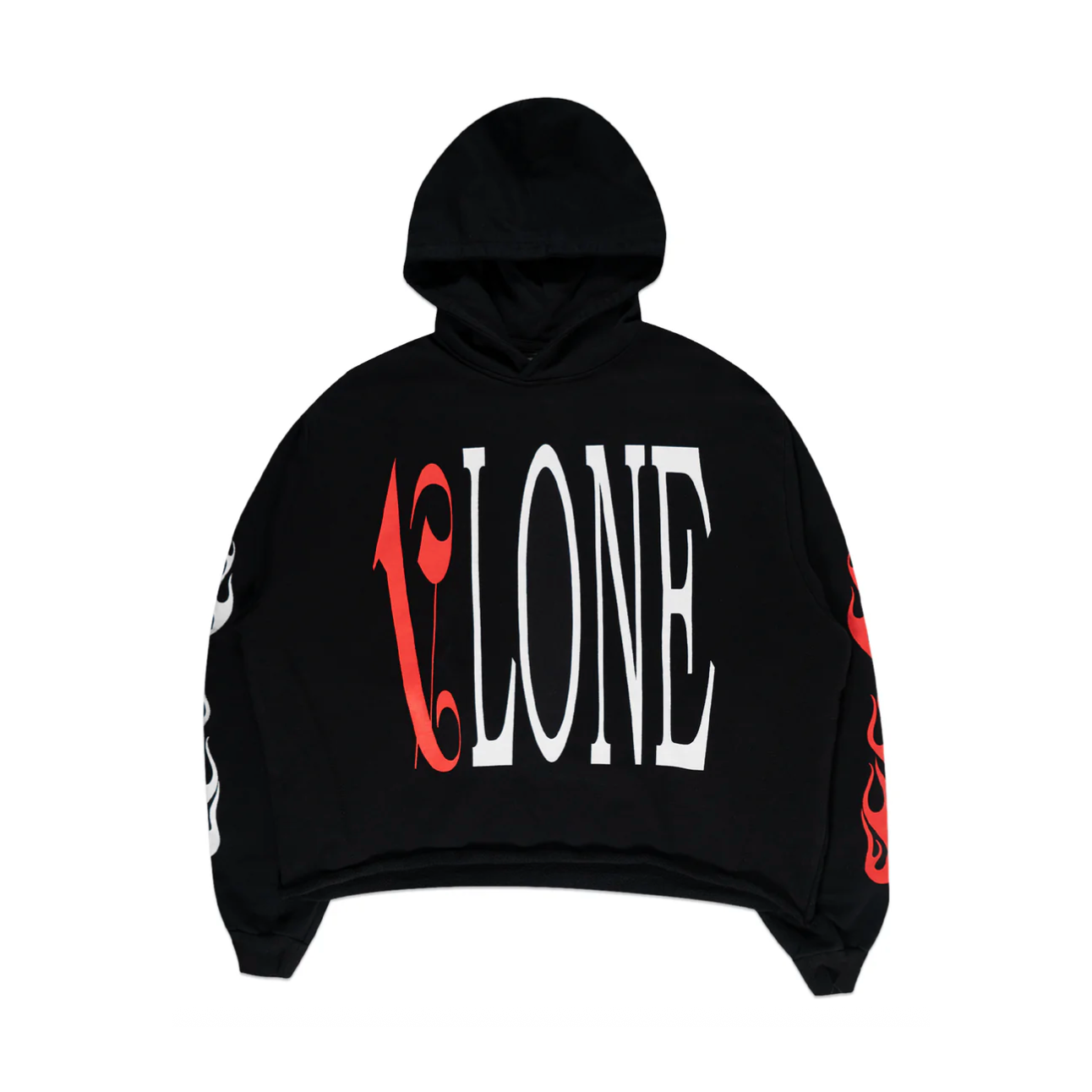 Vlone x Palm Angels Hoodie Black/Red Vlone