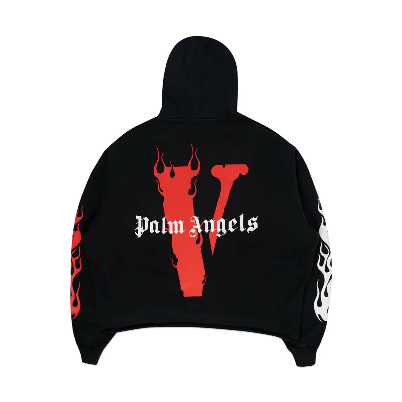 Vlone x Palm Angels Hoodie Black/Red Vlone