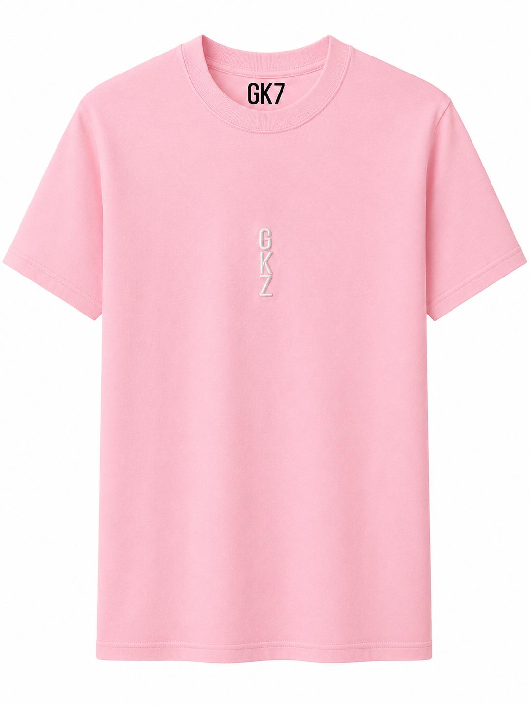 GKZ "Vertical" Tee Pink/white