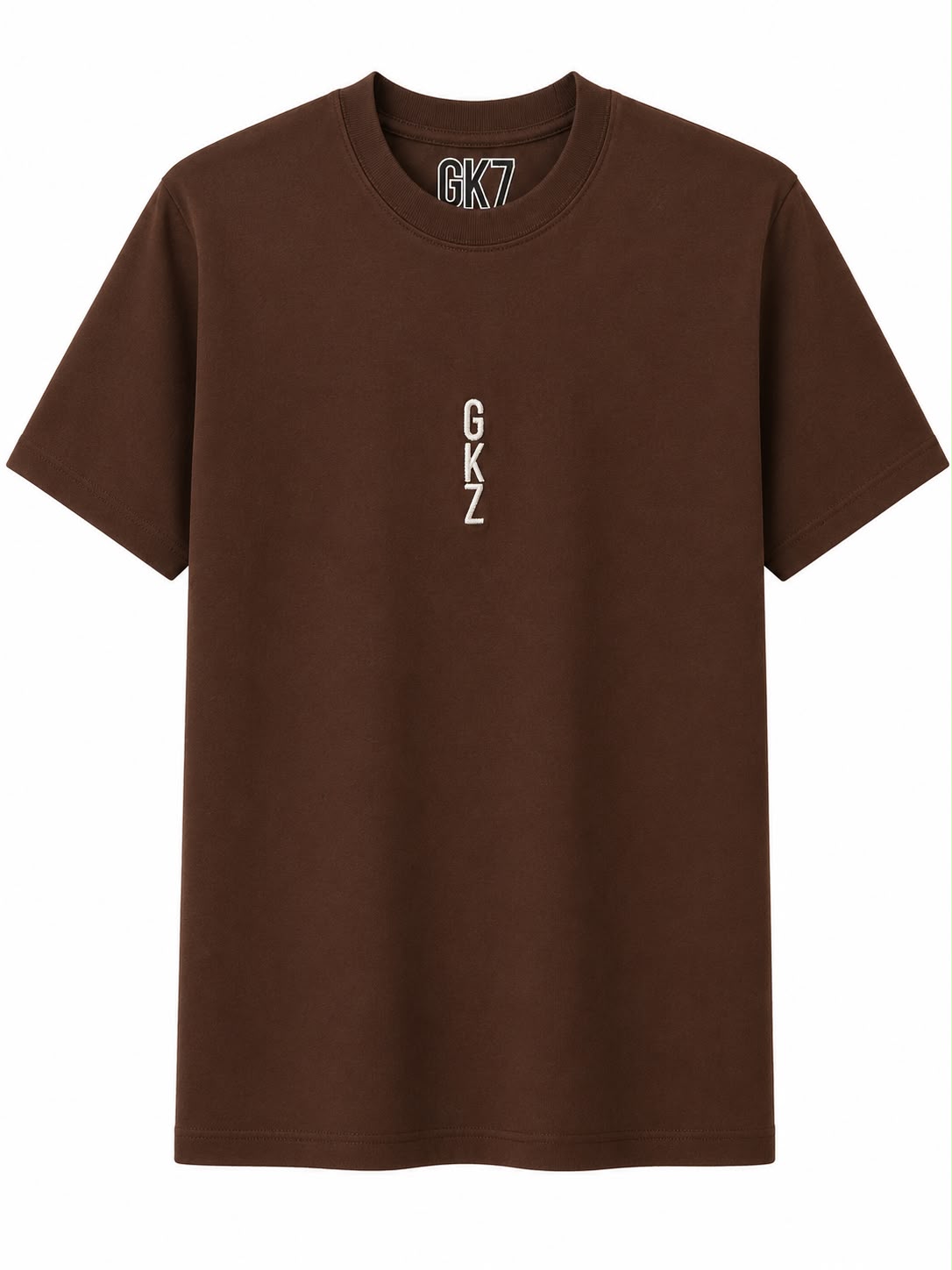 GKZ "Vertical" Tee  Brown/White