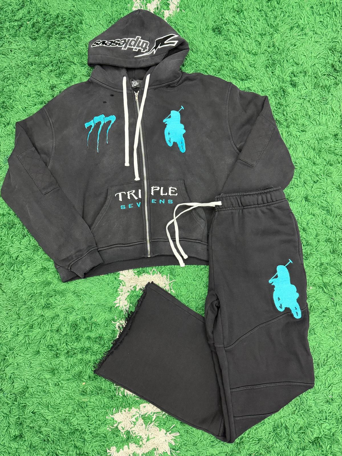Triple Sevens Black/Blue set (Copy)